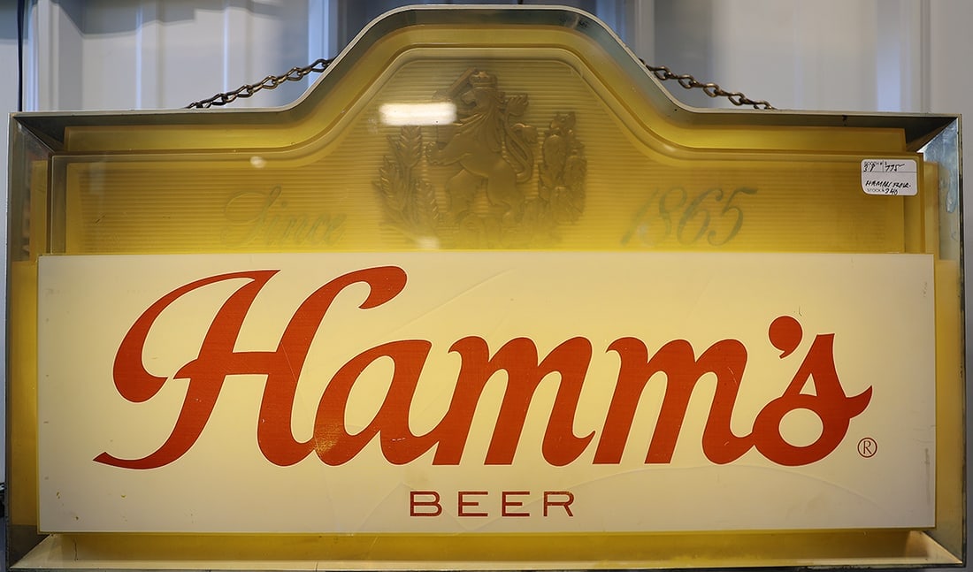HAMMS FLOURESCENT SIGN ORIGINAL NO RESERVE! (1 of 1)
