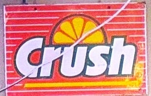 ORIGINAL ORANGE CRUSH SIGN  NO RESERVE! (1 of 2)
