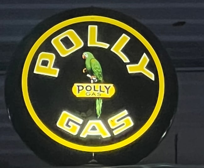 POLY GAS GLOBE WITH LIGHTED BASE (1 of 2)