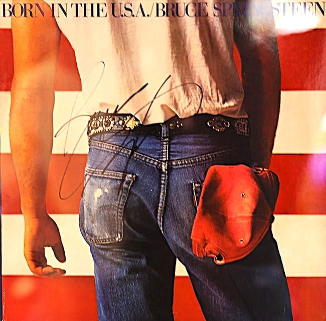 SIGNED BRUCE SPRINGSTEEN "BORN IN THE USA" ALBUM- NO RESERVE! (1 of 3)