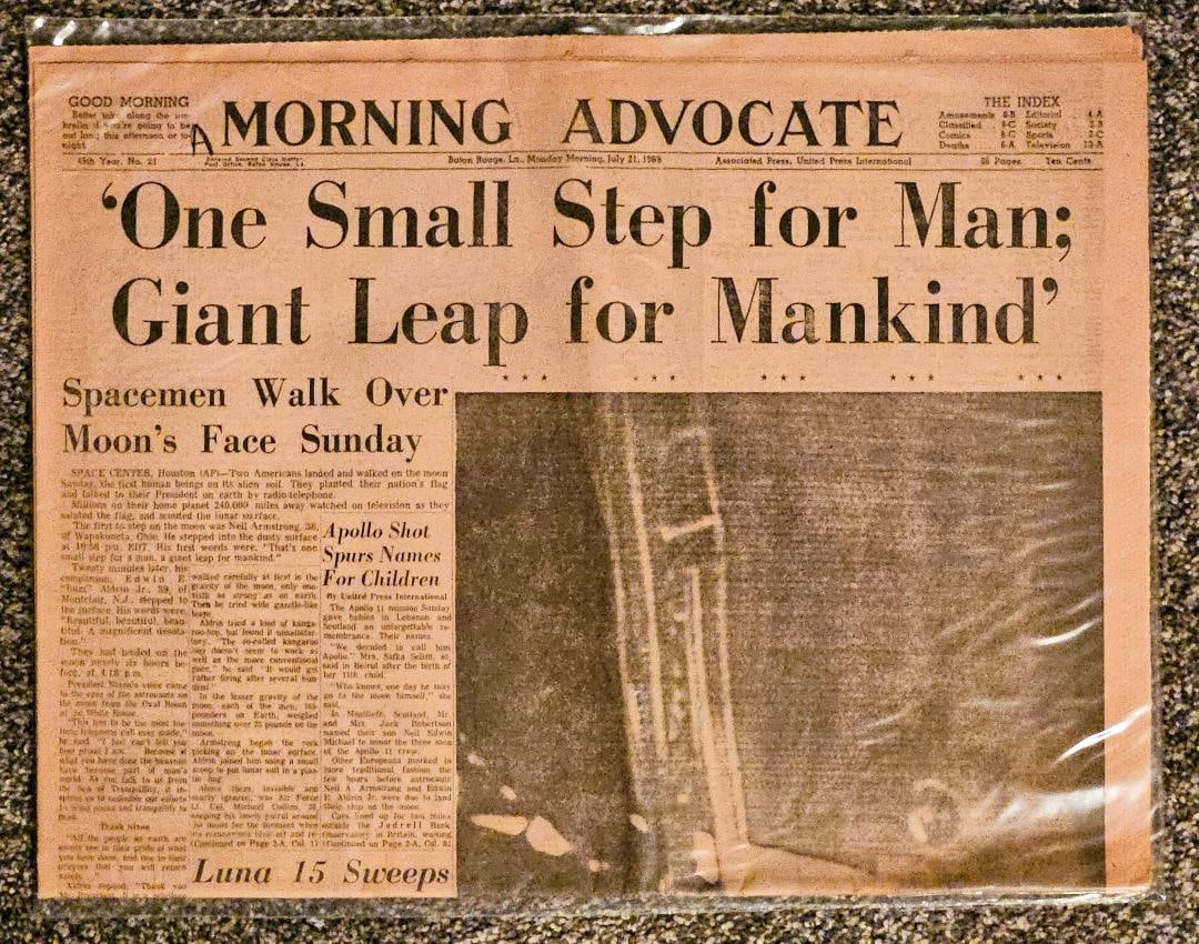 APPOLO 11 AND NEIL ARMSTRONG WALK ON THE MOON (1 of 1)