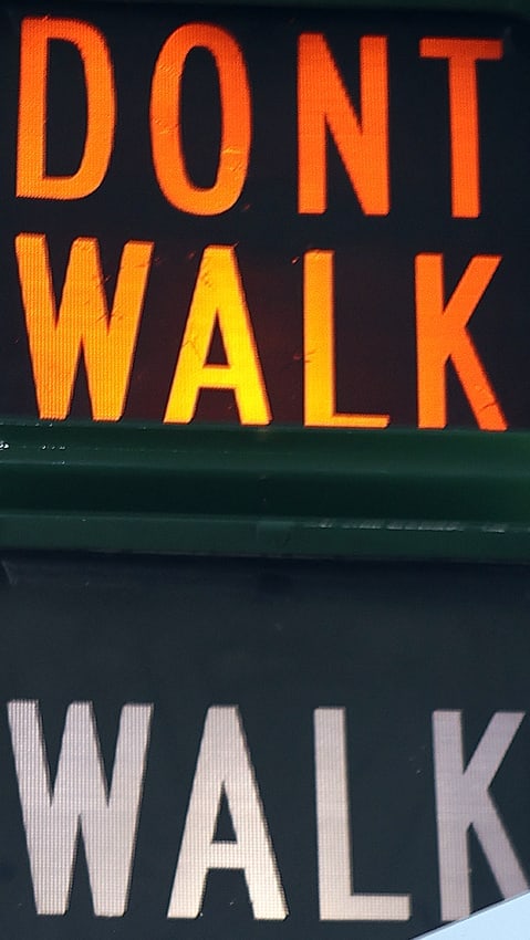 WALK DON'T WALK STREET CORNER ELECTRIC SIGN- ORIGINAL CONDITION-NO RESERVE! (1 of 3)