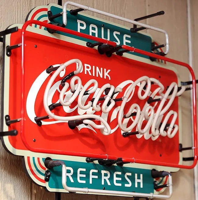 COCA COLA PAUSE REFRESH NEON (1 of 4)