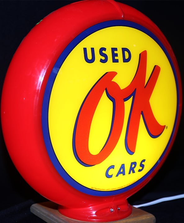 USED OK GLOBE WITH LIGHTED BASE - 2