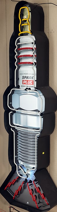 SPARK PLUG NEON - 2