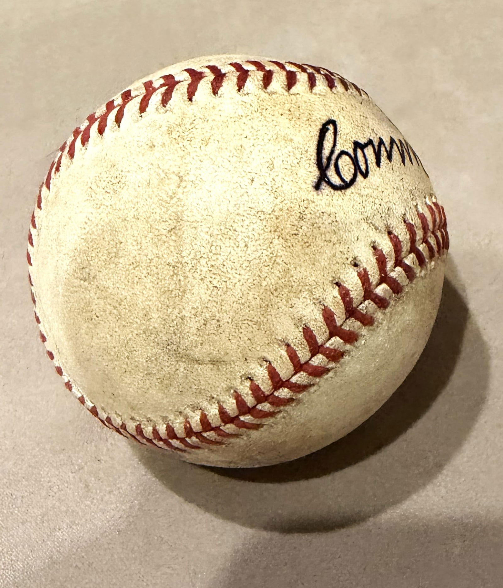 CONNIE MACK SIGNED AUTHENTICATED BASEBALL - 2