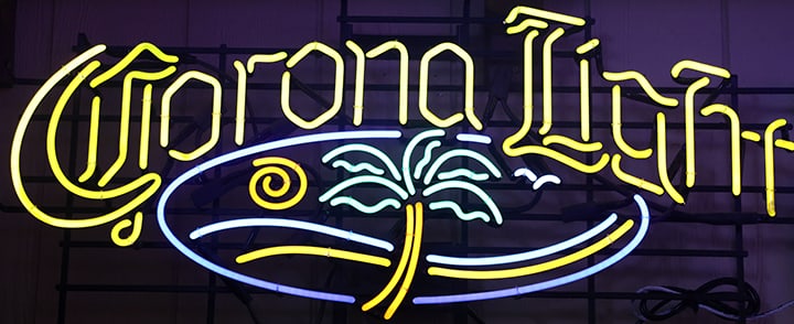 CORONA LIGHT NEON-VERY GOOD ORIGINAL CONDITION: To be completed by Ron