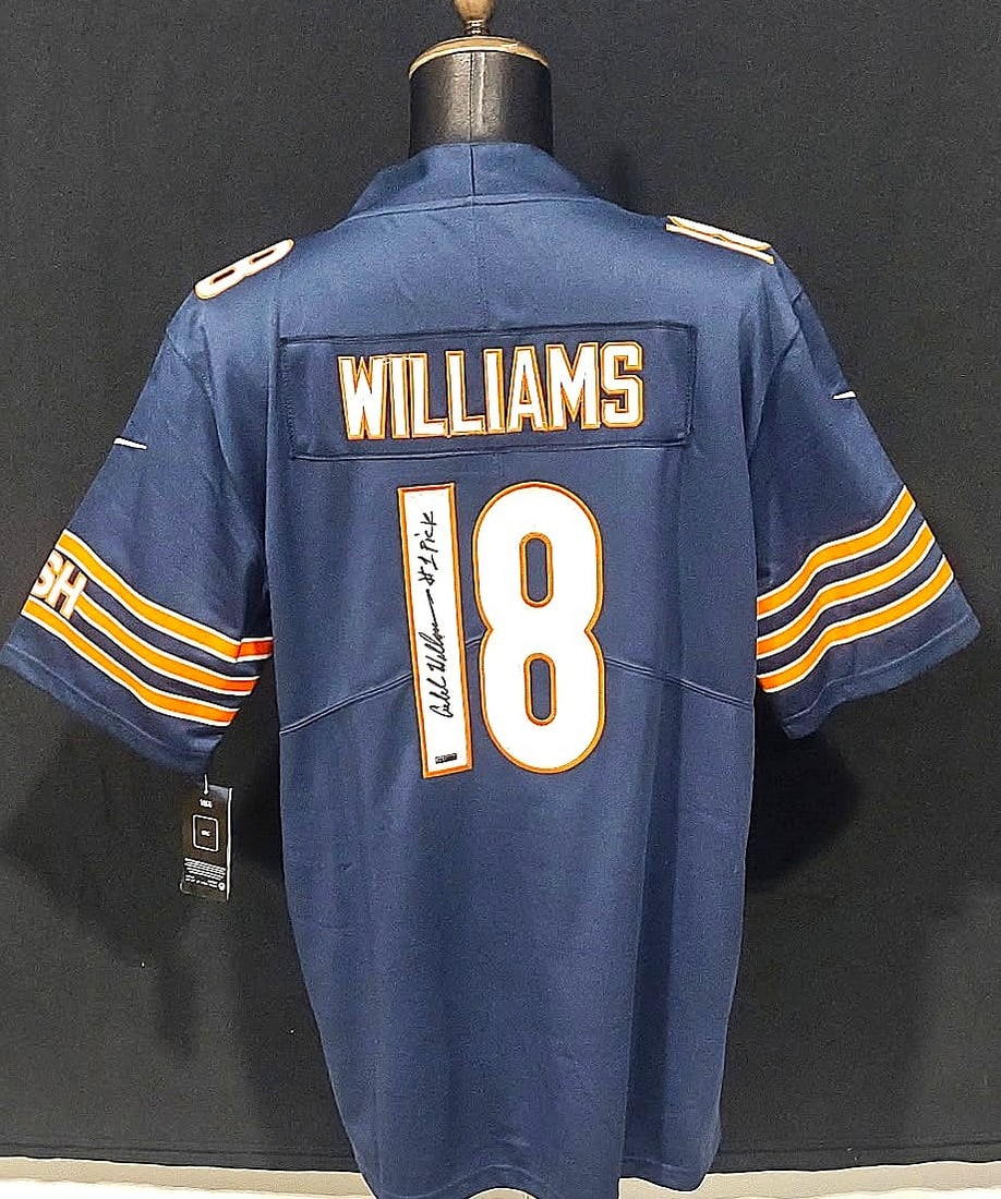 CALEB WILLIAM CHICAGO BEARS SIGNED AUTHENTICATED JERSEY - 3