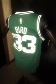 LARRY BIRD SIGNED AUTHENTICATED CELTICS JERSEY - 3