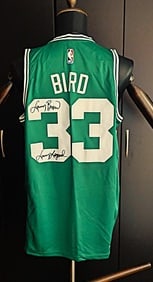 LARRY BIRD SIGNED AUTHENTICATED CELTICS JERSEY - 8