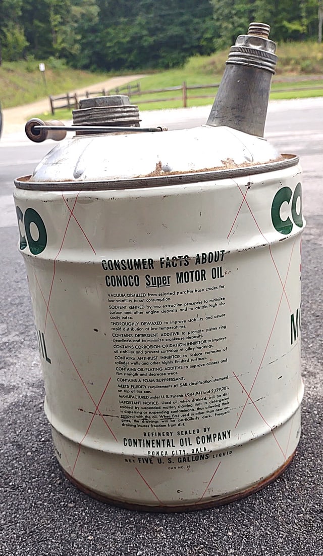 CONOCO OIL CAN -ORIGINAL CONDITION - 2