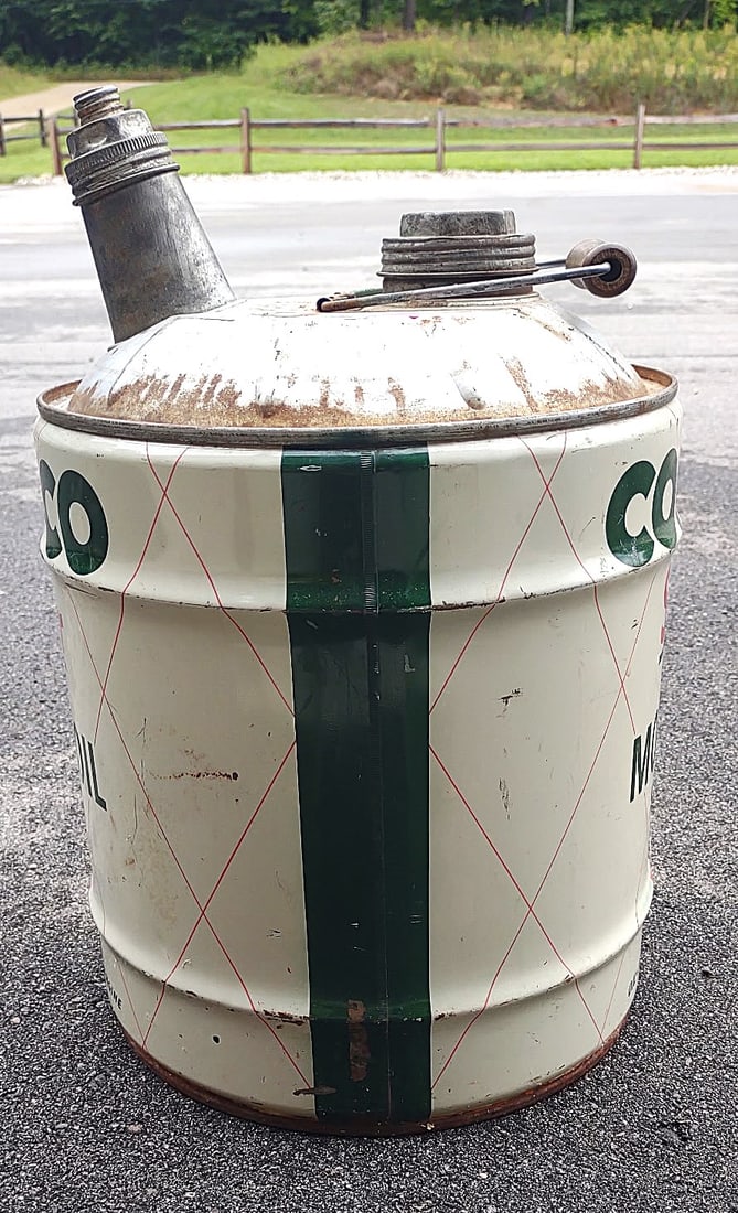 CONOCO OIL CAN -ORIGINAL CONDITION - 3