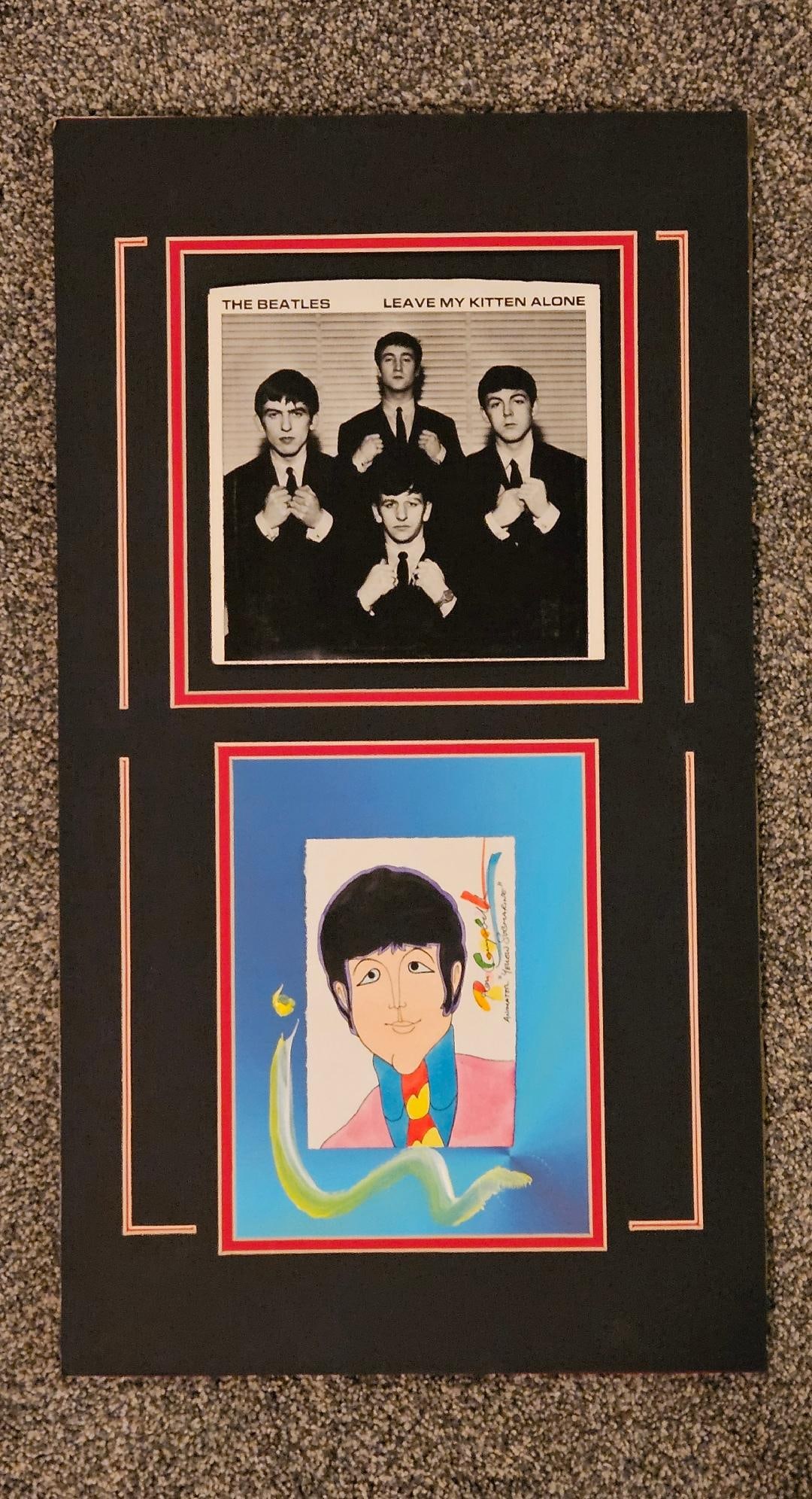 RON CAMPBELL beatle HAND DRAWN COLOR JOHN LENNON, FRAMED: Ron Campbell (26 December 1939 – 22 January 2021) was an Australian animator, director, and producer, best known for his work on the 1960s The Beatles television series, as well as the animated