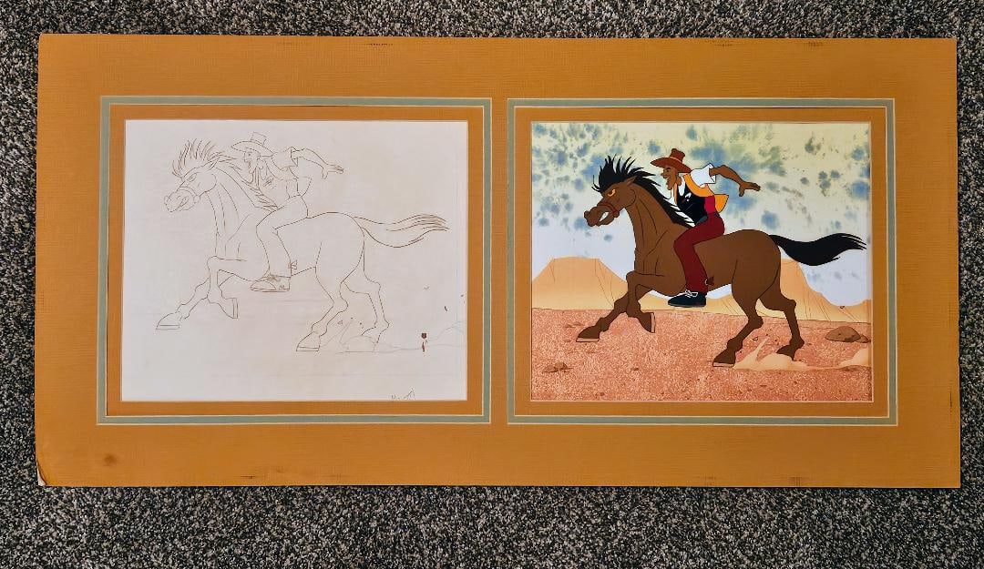 MICHAEL JORDAN ORIGINAL NBC PRO STARS ANIMATION CELL AND DRAWING: 1991, NBC and DIC studios created one of the greatest Superhero cartoons for television....PRO STARS! The concept was to take the 3 hottest athletes in the world and make them into animated superheroe