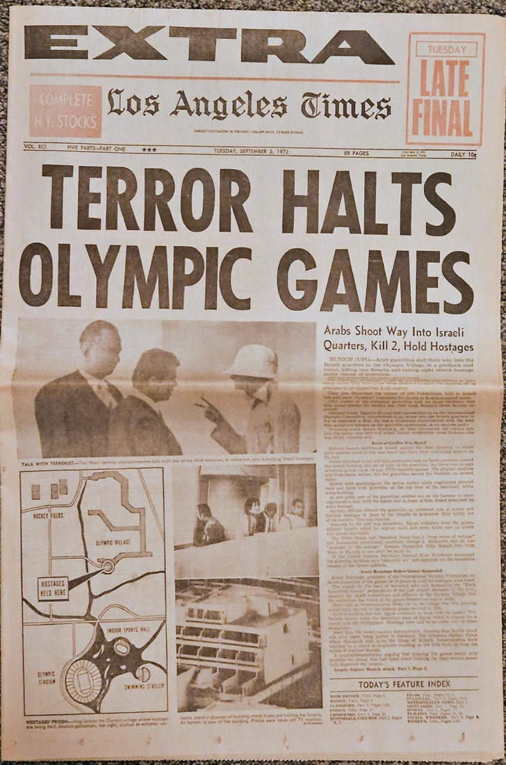 1972 GERMAN OLYMPIC VILLIAGE HOSTAGE TAKEOVER! (1 of 3)