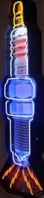 SPARK PLUG NEON: FROM MY MANCAVE TO YOURS! BRIGHT NEON TUBING 60 X 19 X 7