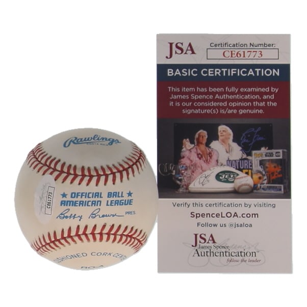NOLAN RYAN JSA AUTHENTICATED SIGNED BASEBALL - 2