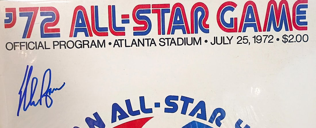 NOLAN RYAN -PSA AUTHENTICATED SIGNED 1972 ALLSTAR GAME PROGRAM - 5