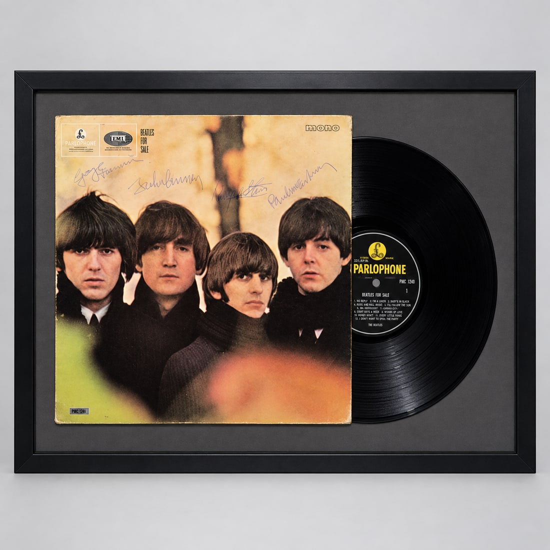 BEATLES PARLOPHONE' BEATLES "FOR SALE' SIGNED ALBUM (1 of 3)