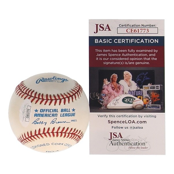NOLAN RYAN JSA AUTHENTICATED SIGNED BASEBALL-JSA - 2