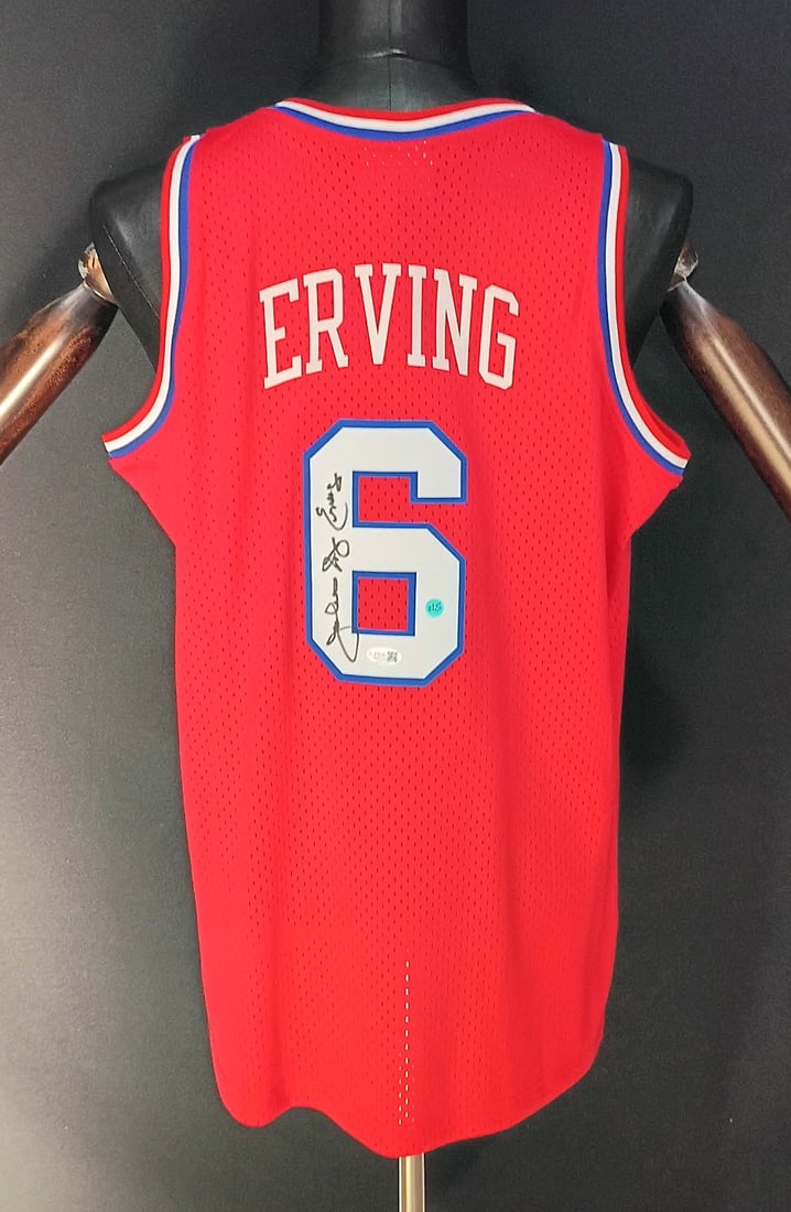 DR J JULIUS ERVING SIGNED JERSEY-PSA - 5