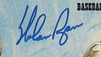 1969 NEW YORK METS PROGRAM SIGNED NOLAN RYAN-PSA - 2