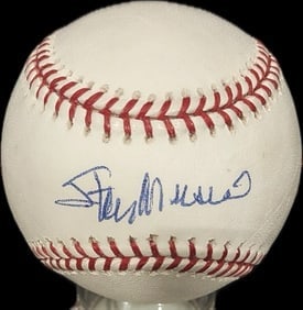 STAN MUSIAL SIGNED BASEBALL-AUTHENTICATED (1 of 2)