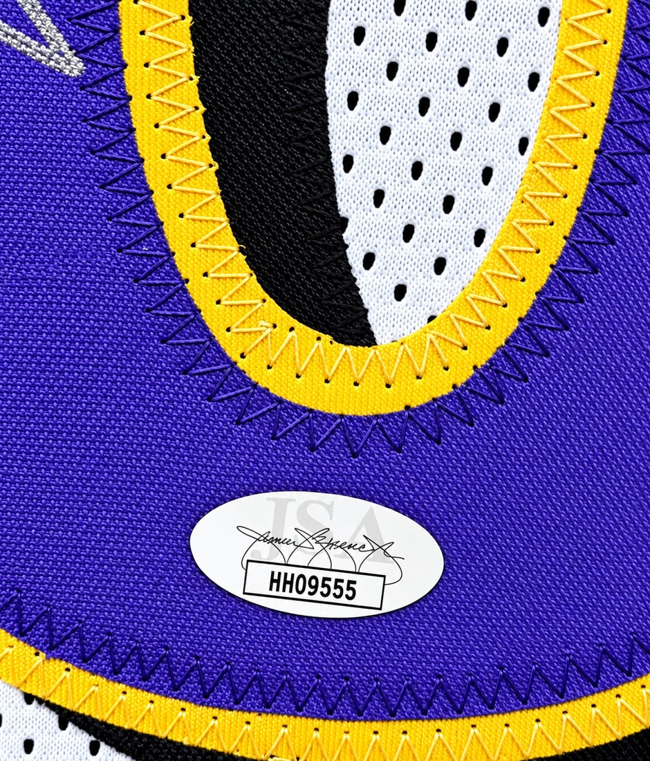 LAMAR JACKSON SIGNED RAVENS JERSEY-JSA - 4