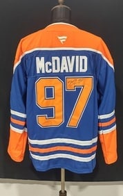 CONNOR McDAVID SIGNED AUTHENICATED OILERS JERSEY: Connor McDavid: The "Next One" Connor McDavid is widely considered the best hockey player in the world today. Draft & Early Career: He was the 1st overall pick by the Edmonton Oilers in the 2015 NHL