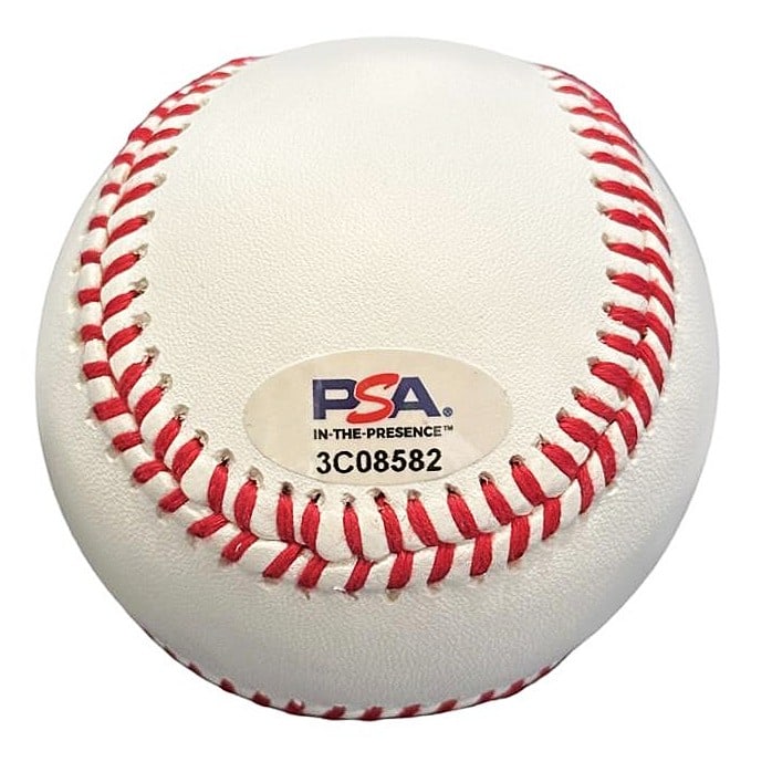ROBERTO CLEMENTE JR SIGNED BASEBALL -PSA - 2