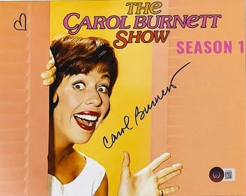 CAROL BURNETT BECKETT AUTHENTICATED SIGNED "THE CAROL BURNETT SHOW" 8 X 10 PHOTO- (1 of 1)