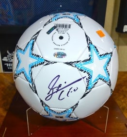 LIONEL MESSI SIGNED SOCCER BALL: SOCCER SUPERSTAR SIGNED BALL Lionel Messi: The G.O.A.T. (Greatest of All Time) Lionel Messi is widely considered the greatest soccer player in history, having achieved virtually every possible honor i
