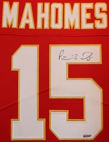 PATRICK MAHOMES SIGNED AUTHENTICATED JERSEY- - 5