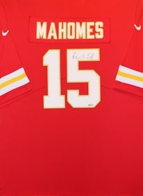 PATRICK MAHOMES SIGNED AUTHENTICATED JERSEY- - 7