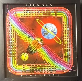 JOURNEY SIGNED AUTHENTICATED ALBUM: FORENSICALLY AUTHENTICATED SIGNED ALBUM BY JOURNEY BAND MEMBER STEVE PERRY Departure is the sixth studio album by the American rock band Journey, released on February 29, 1980, by Columbia Records.