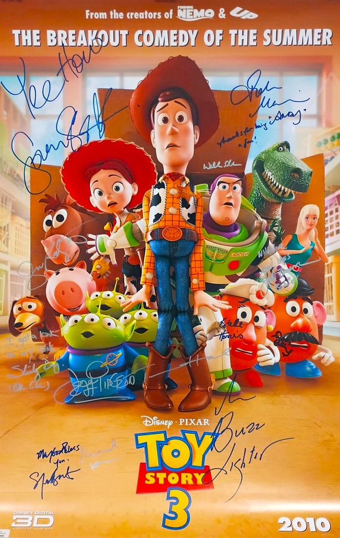 TOY STORY 3 CAST SIGNED PHOTO -REAL AUTHENTIC (1 of 11)
