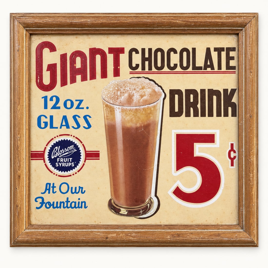 GIANT CHOCOLATE DRINK ORIGINAL SINEAGE (1 of 1)