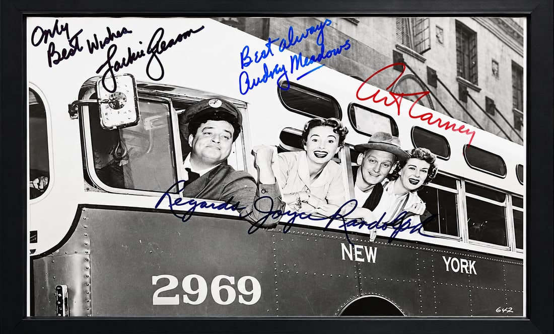 HONEYMOONERS CAST SIGNED 8 X 10 PHOTO JSA /3: HONEYMOONERS CAST SIGNED 8 X 10 PHOTO JSA /3