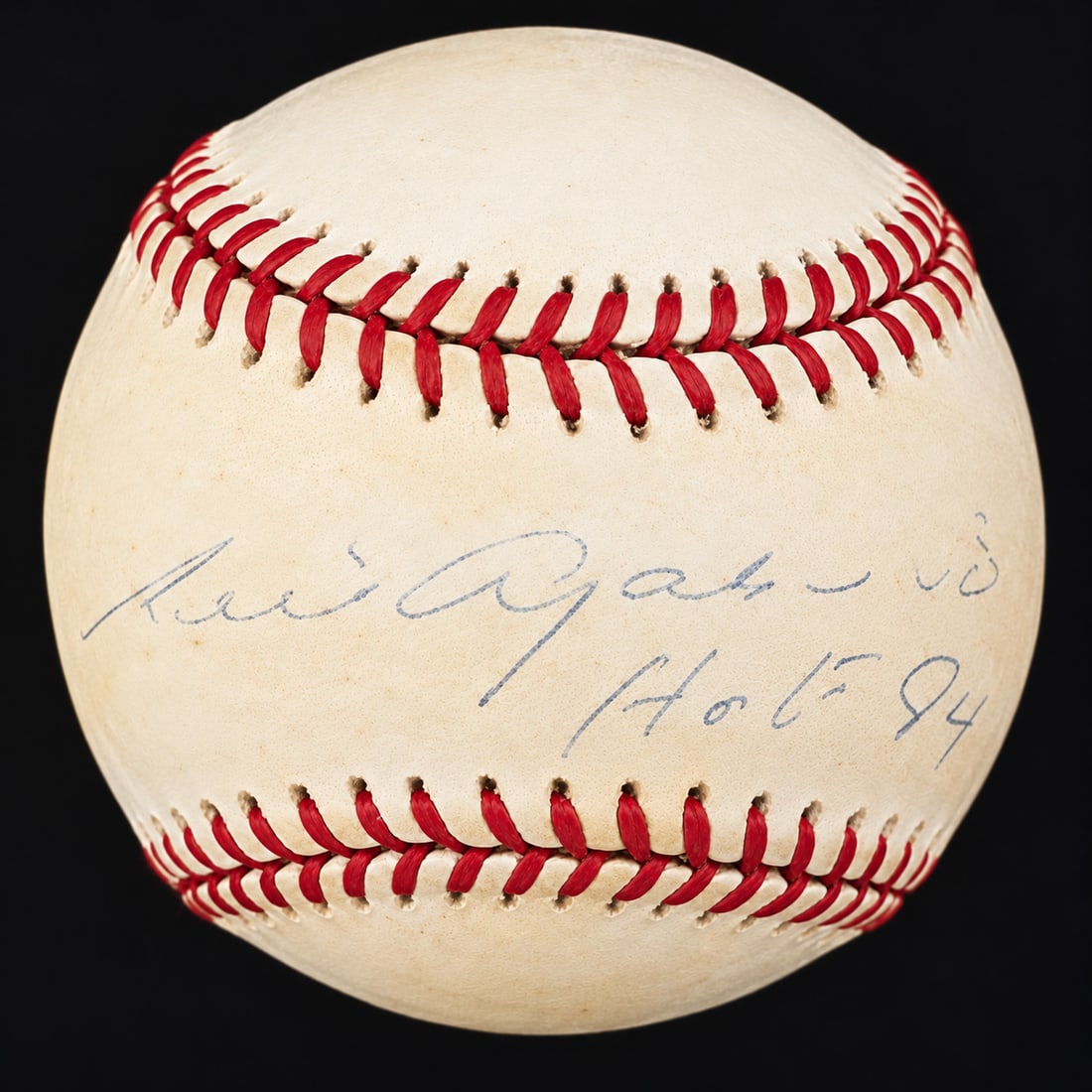 LUIS APARICIO JSA AUTHENTICATED SIGNED OFFICIAL AMERICAN LEAGUE BASEBALL INSCRIBED "HOF 84" (1 of 6)