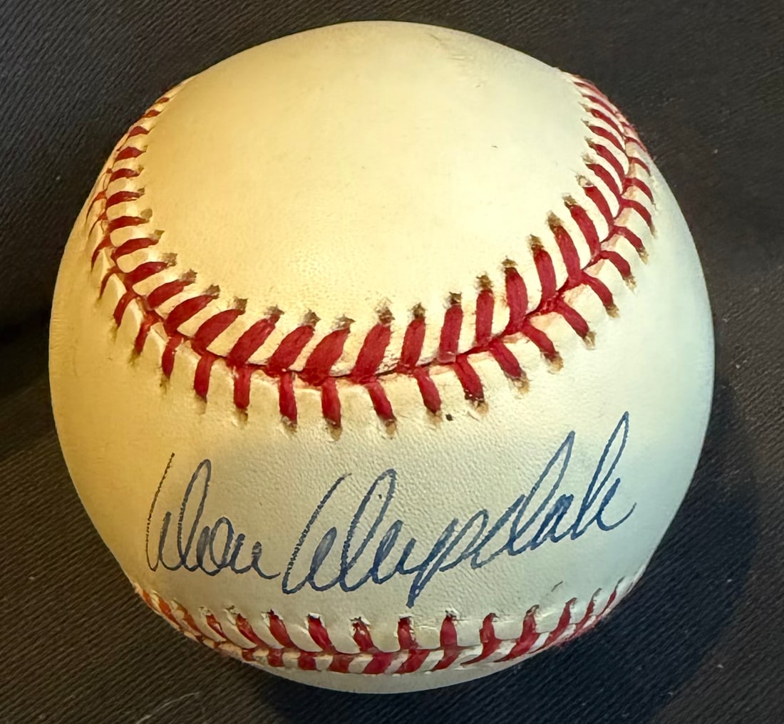 DON DRYSDALE AUTHENTICATED SIGNED BASEBALL - 3