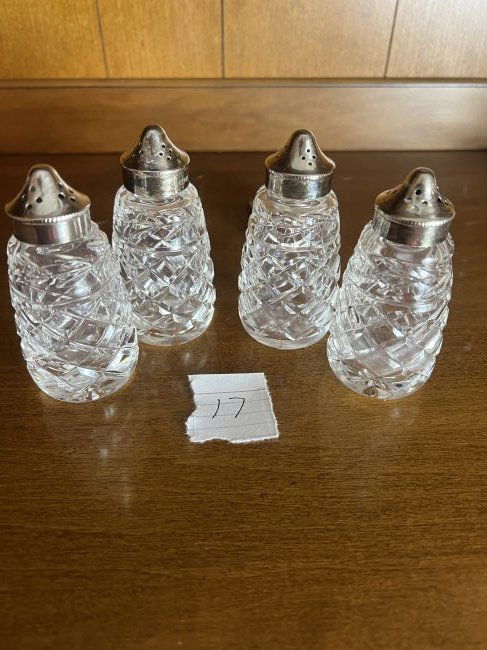 Waterford Glandore 2 salt and pepper shaker sets: These classic table accessories boast the intricate detailing that you expect with Waterford. With a comforting weight and distinctive clarity hand crafter.