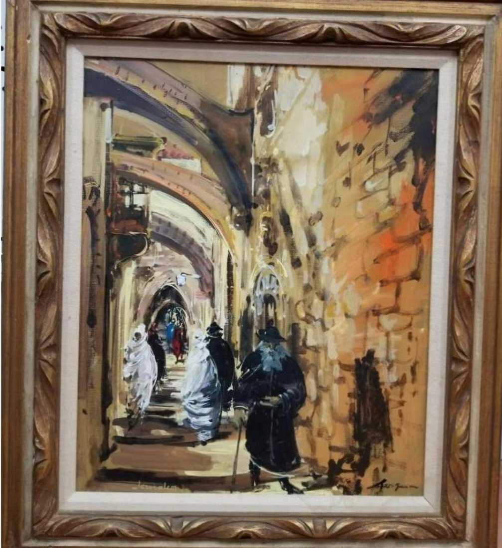 Vintage Judaica jerusalem (1 of 4)