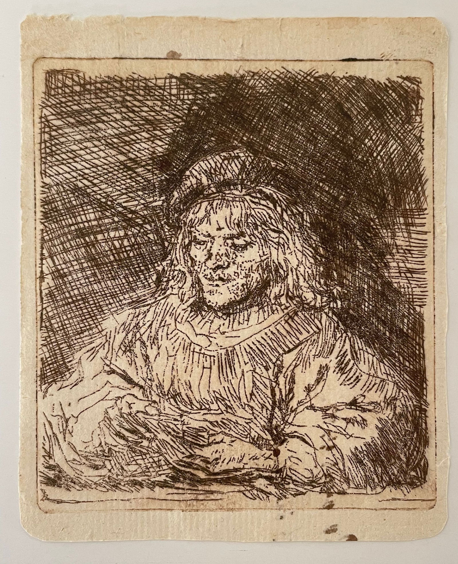 REMBRANDT Van Rijn (1606 - 1669) The Card Player B136 (1 of 5)
