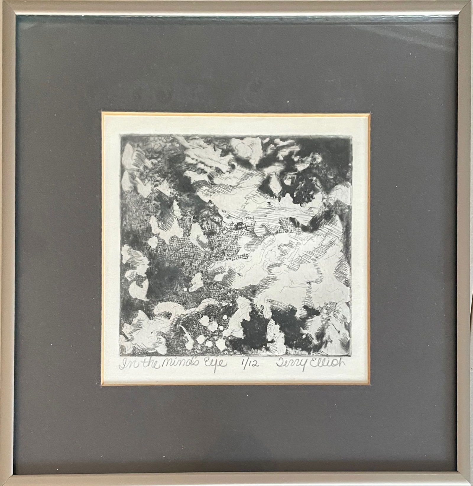 Abstract Etching, Terry ELLISH (circa 1950-) (1 of 2)