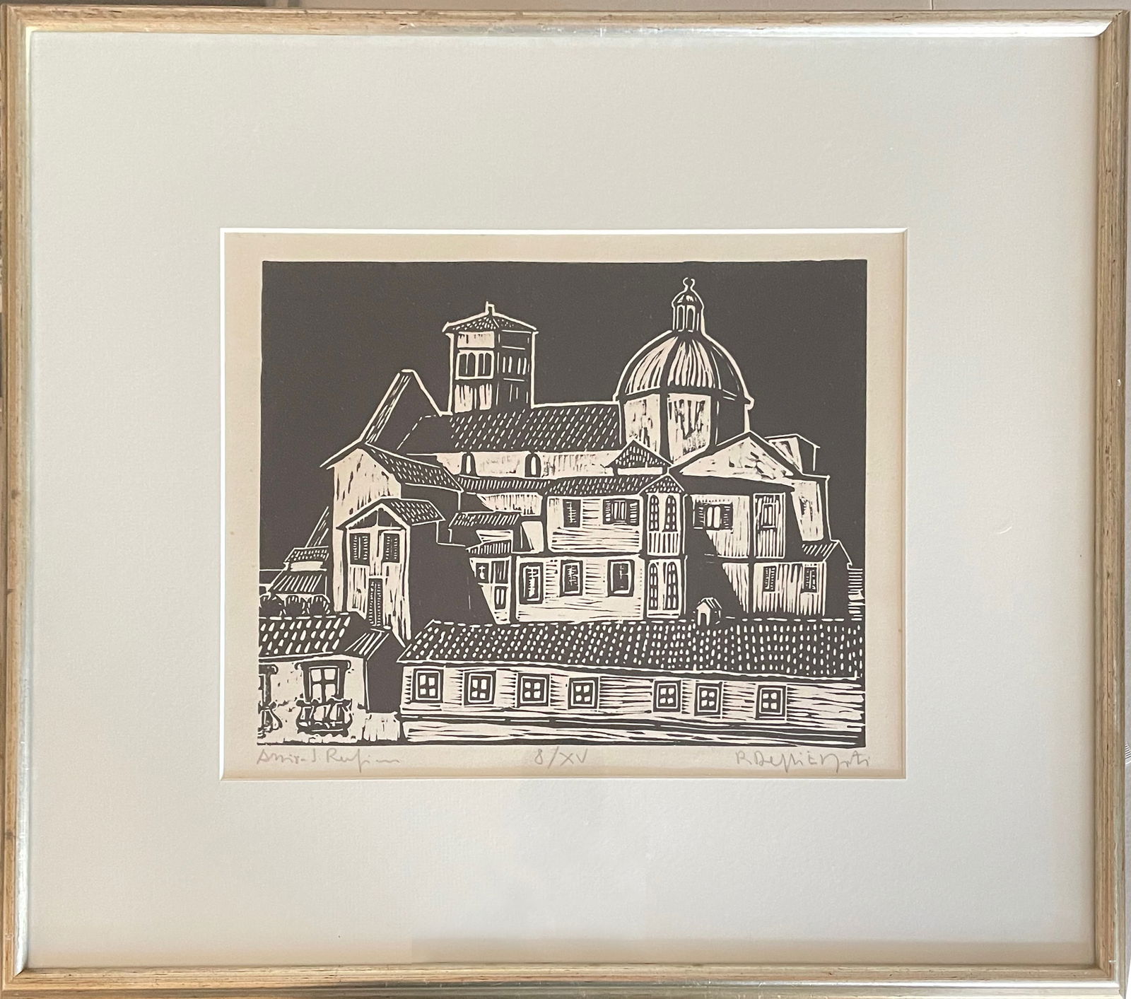 unknown, Mexico Linocut Print, (1 of 3)