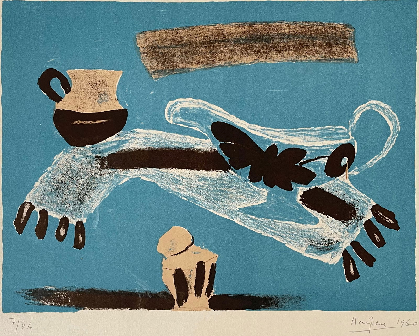 Henri HAYDEN (Polish, 1883 - 1970) 2-Lithographs, (1962) (1 of 4)