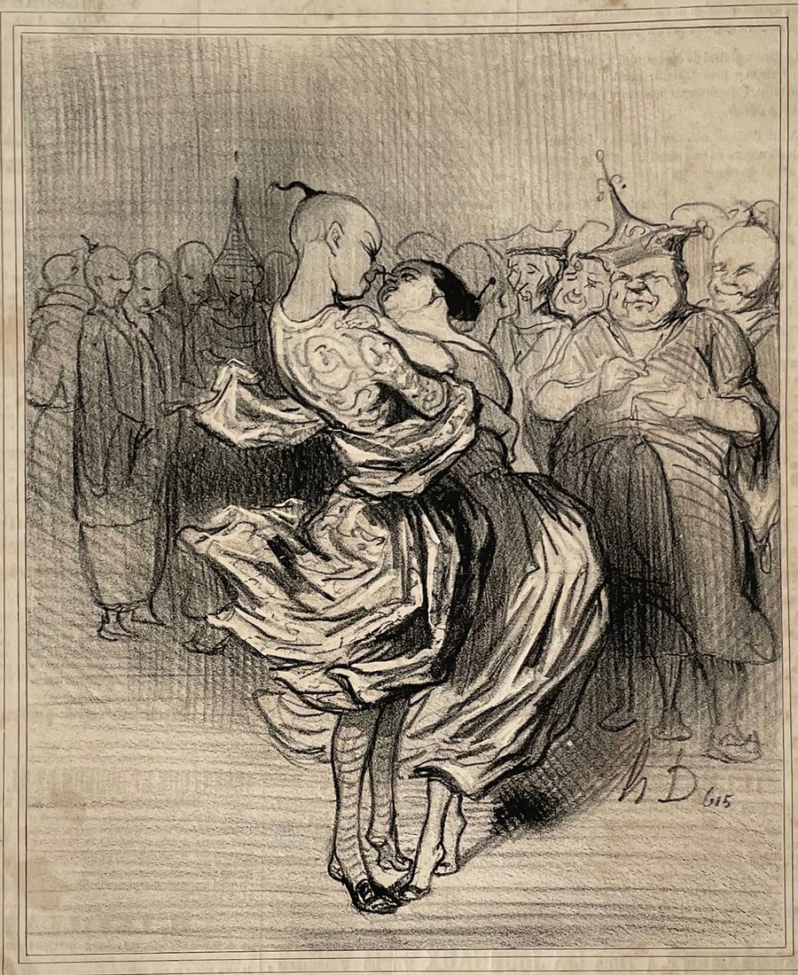 Honoré DAUMIER (1808 - 1879) Lot (10) Misc. Lithographs, (1 of 11)