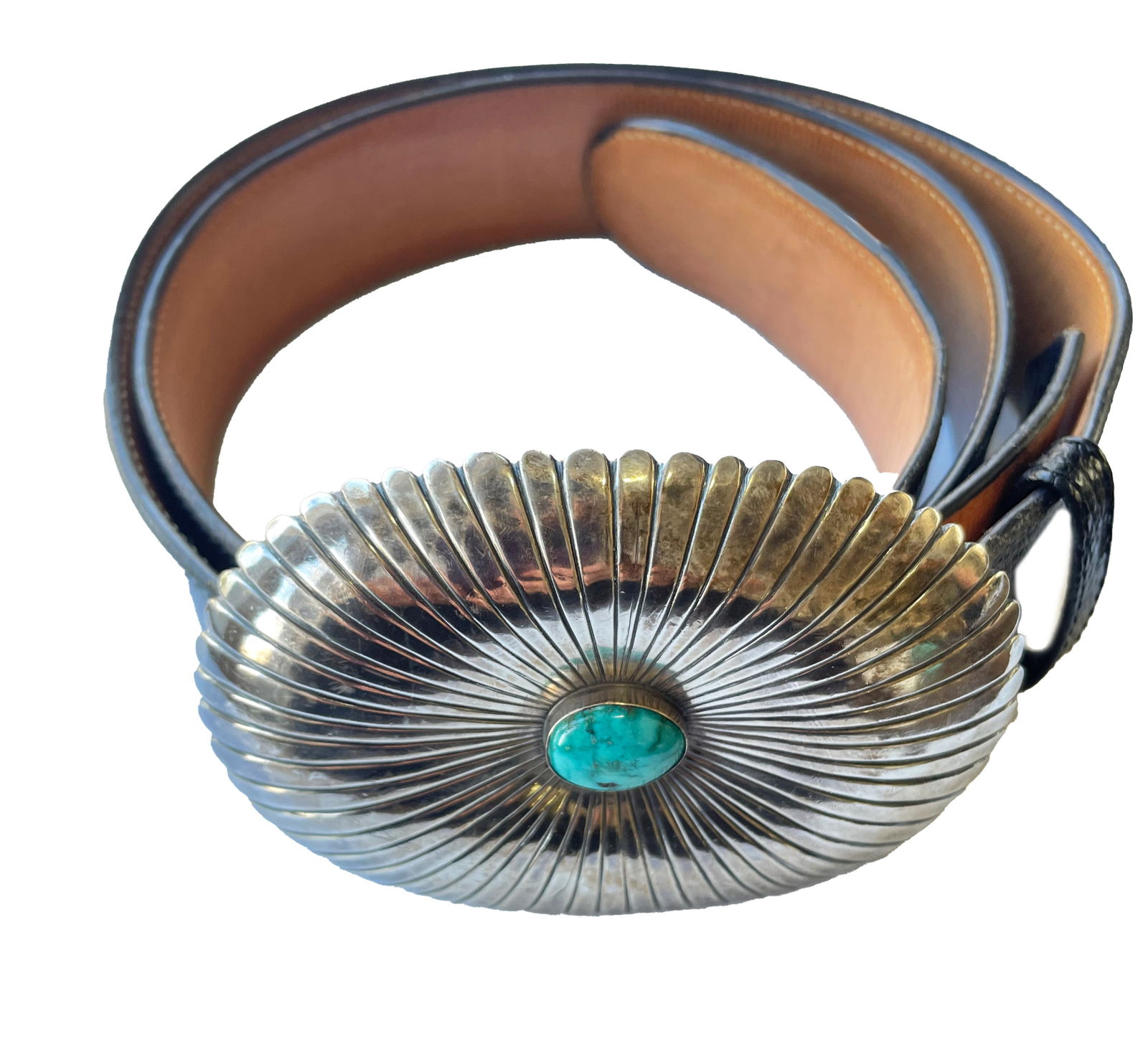 Concha Belt Silver/Turquoise (1 of 3)