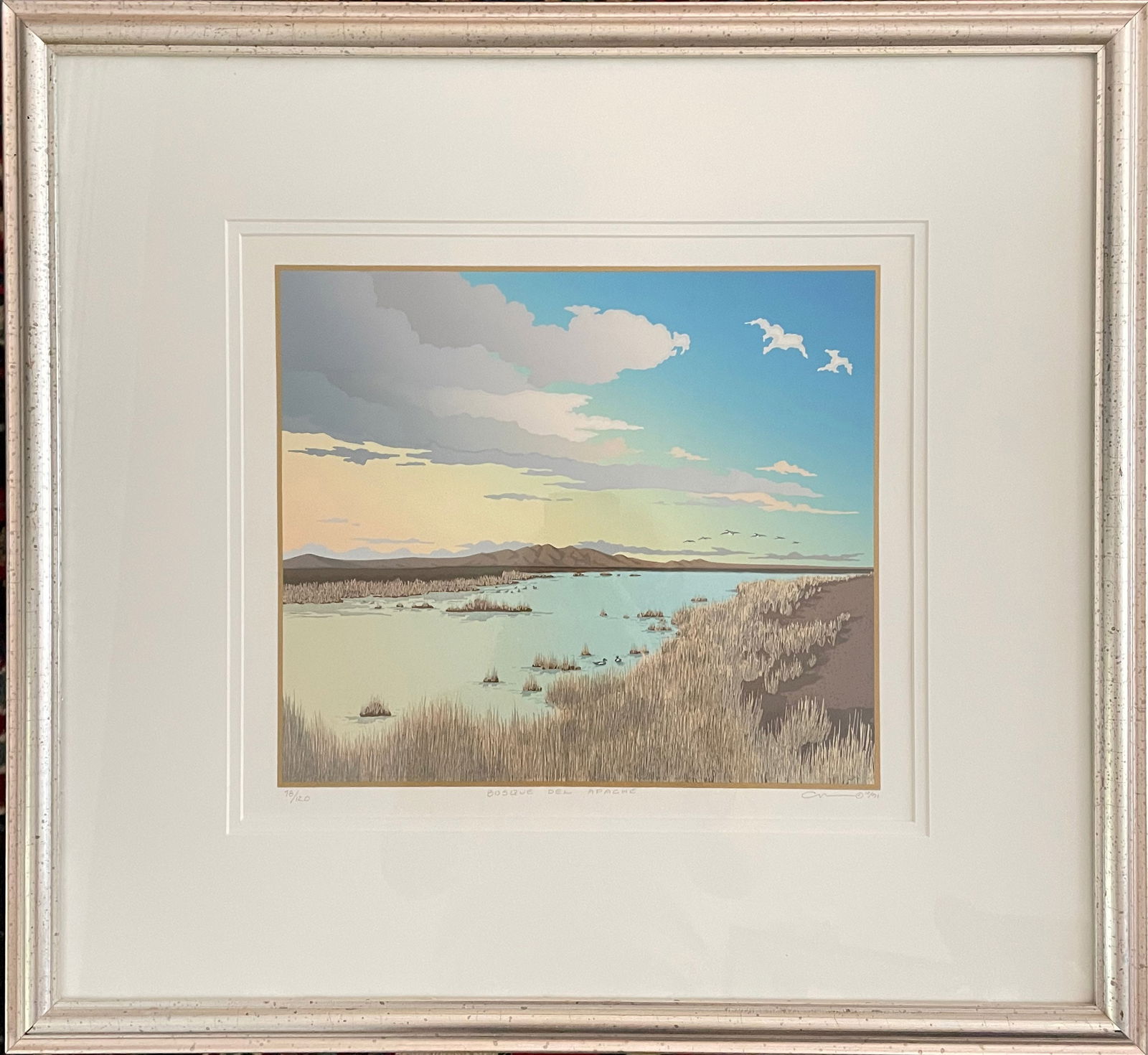 Doug WEST (1947 - ) 3 Serigraphs, Signed (1 of 3)