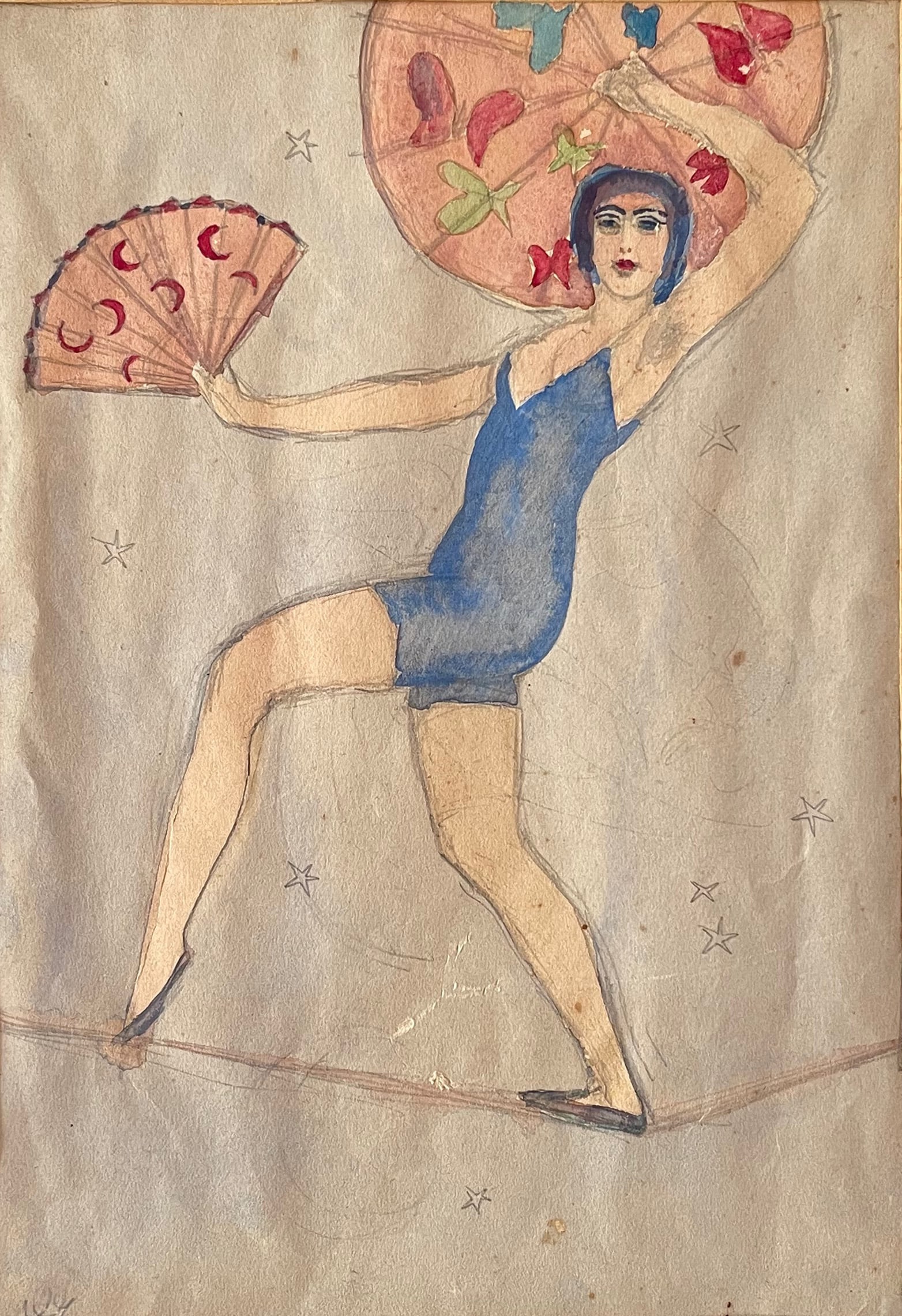 Mixed Media Paper, Witold "Gordon" Jurgielewicz (1885-1968) (1 of 3)